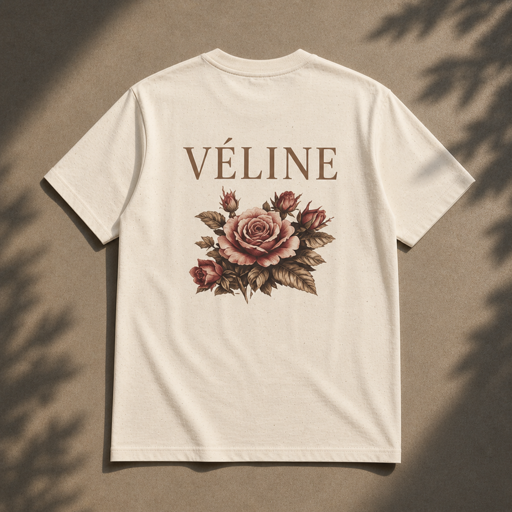 Véline Graphic Rose Tee